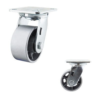 Heavy Duty Red Iron Wheel Center Ball Bearing Casters Up To 837lbs Load Capacity Zinc Painted