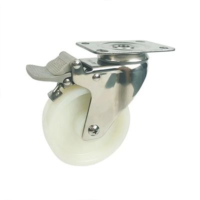 ภาระหนักอเมริกัน Solid Core Casters / Casters สําหรับเฟอร์นิเจอร์ 120-250KG ความจุภาระ