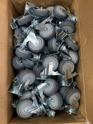Heavy Duty Trolley Cart Caster Wheels With 200-500kg Load Capacity