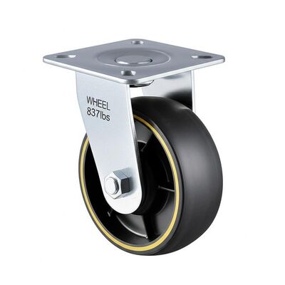 837lbs Wheel Capacity Industrial Caster Zinc Painted Bracket Surface Treatment Heavy Duty Durable Transport Caster Wheel