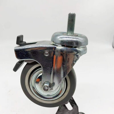 100 Lbs Load Capacity Nylon Casters Solid Core Wheel Compatible with Furniture Heavy Duty Easy to Install Replacement