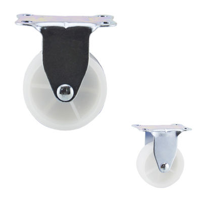 2in 66lbs สีขาว PP Direction Wheel Rigid Light Duty Casters For Sale