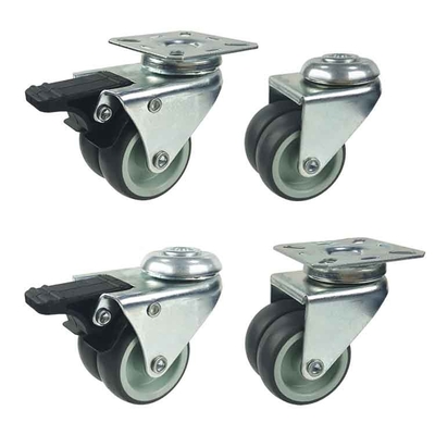Furniture Moving Silent  3" Bolt Hole Replacement Castor Wheels OEM