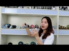 Comparative introduction of black and white pp light duty casters