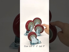 แนะนำลูกล้อพีวีซีสีแดงสำหรับงานขนาดกลาง-YLcaster